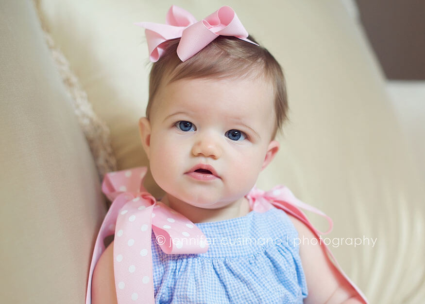 baby girl session with Jennifer Cusimano Photography