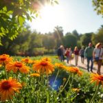 Helenium aromaticum. Una manzanilla chilena en el jardín botánico de Valencia